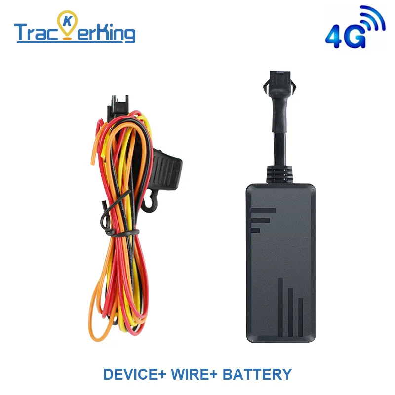 TrackerKing 3pieces J16 4G Vehicle GPS Tracker CAT1 ACC Relay 2G Battery Car Bus Truck Motorcycle GT06 CRX3 Protocol