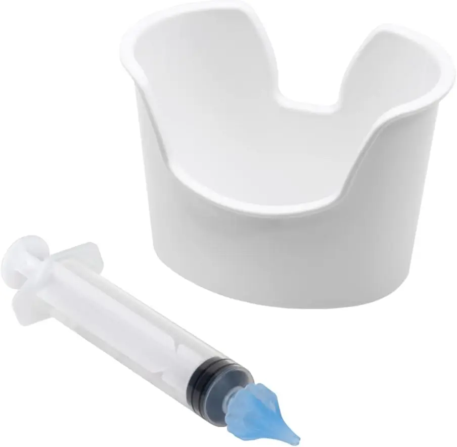 

Acu-Life Earwax Removal Kit for Adults, Tri-Stream Syringe Tip for Ear Cleaning, Includes Removal Basin, Safe Care Tool for Wax Build-up, Gentle Ear Hygiene Solution