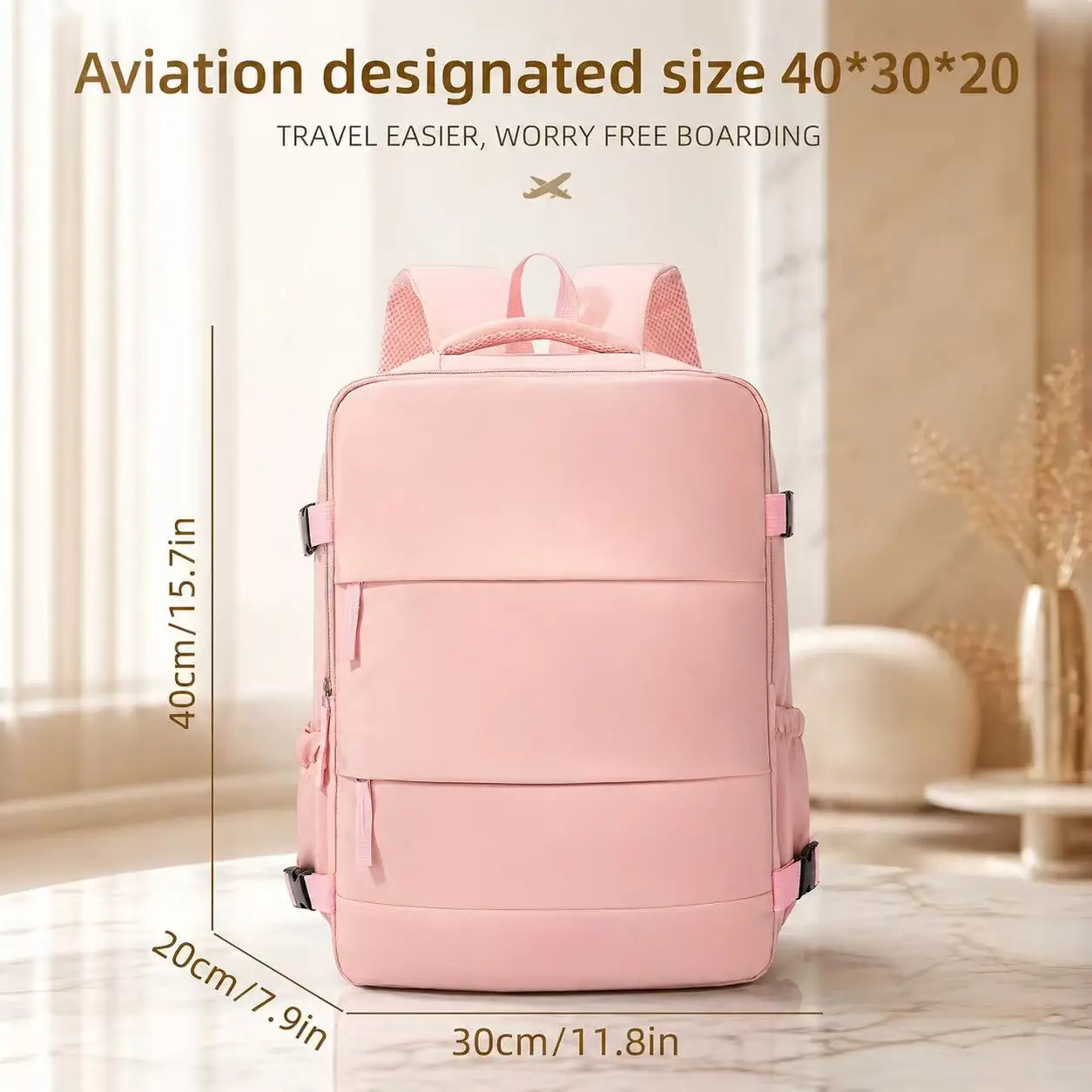 A Large-Capacity Backpack That Combines Travel-Style Design with a 180-Degree Opening and Closing Function It Is Suitable for Daily Casual Use and Shoe Storage, and Can Be Used as a Lightweight Weekend Travel Bag. Designed with Multiple Internal Compartments, It Is Perfect for Business Use.