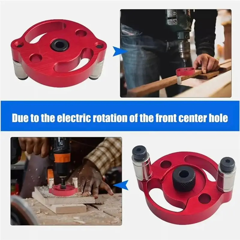 ABAH-Drilling Puncher Locator Vertical Doweling Jig 3-10Mm Self-Centering Drill Guide Locator