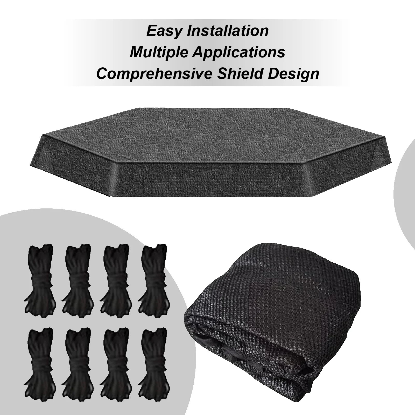 

Trampoline Sun Shade Sun Shade Top Cover Foldable Sunscreen Protection Canopy For Playground Trampoline Accessories Outdoor