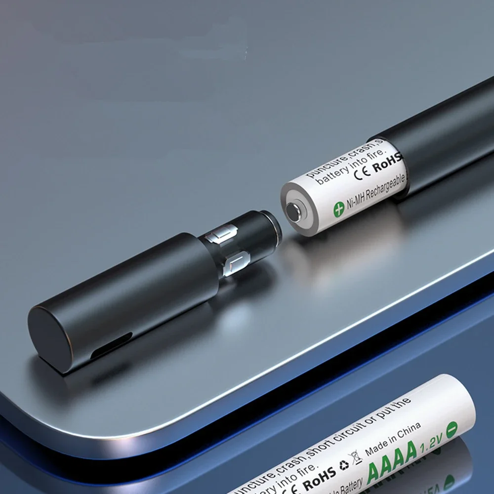 2PCS AAAA Rechargeable Battery Stylus 1.2V 400mAh AAAA Ni-MH Rechargeable Battery with Charger