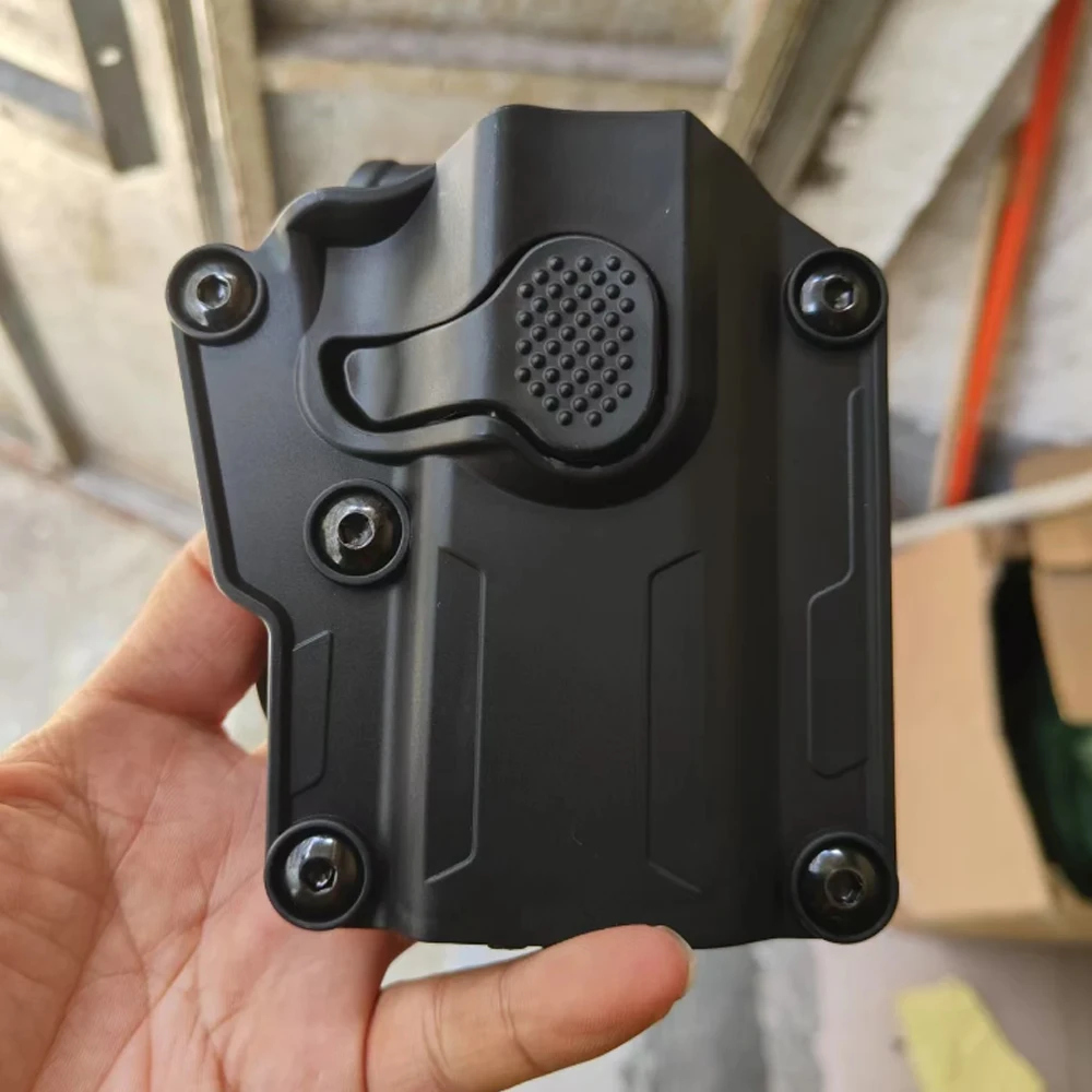 Sarung Pistol Universal Baru untuk Tangan Kanan, 360 °   Dapat Diputar, Cocok untuk Aksesori Sabuk G17/19/23 1911 Sig Series Beretta Dll