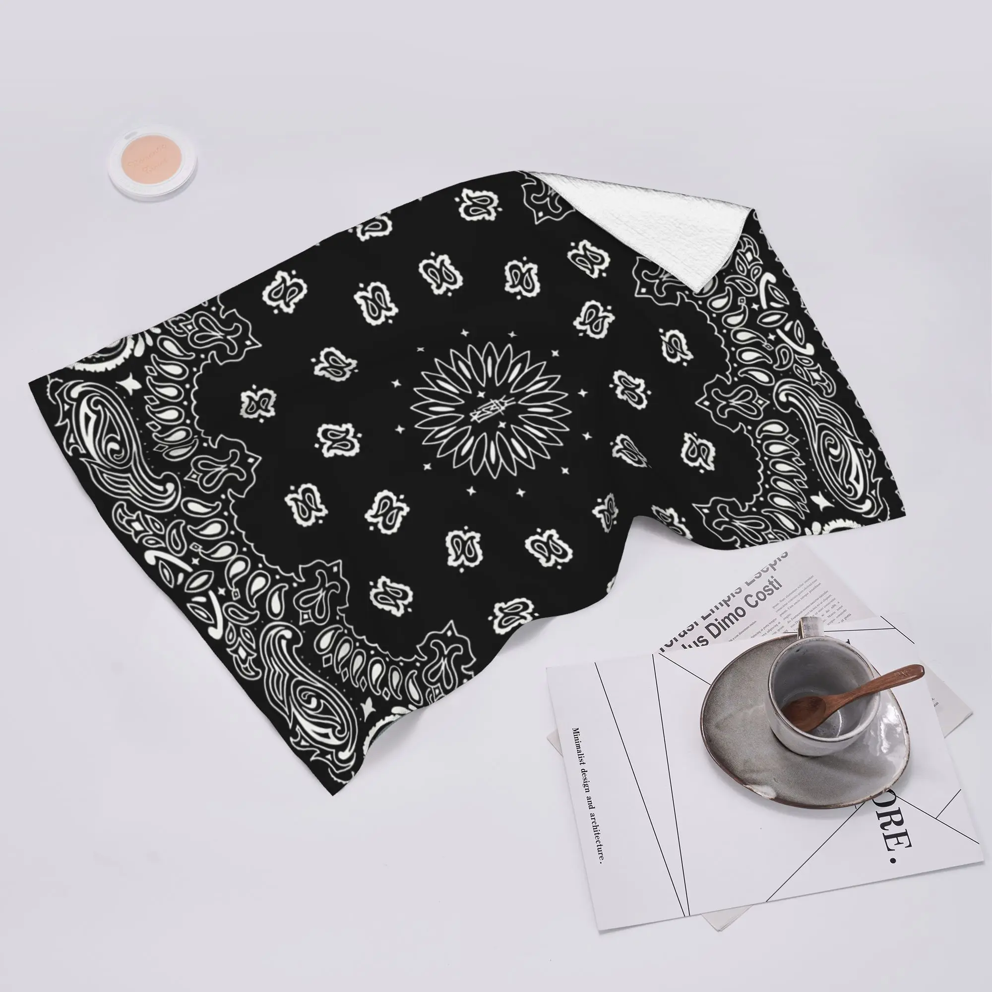 Custom Bandana custom Soft Face Towel Quick Dry Pool Bath Cotton Towels Absorbent