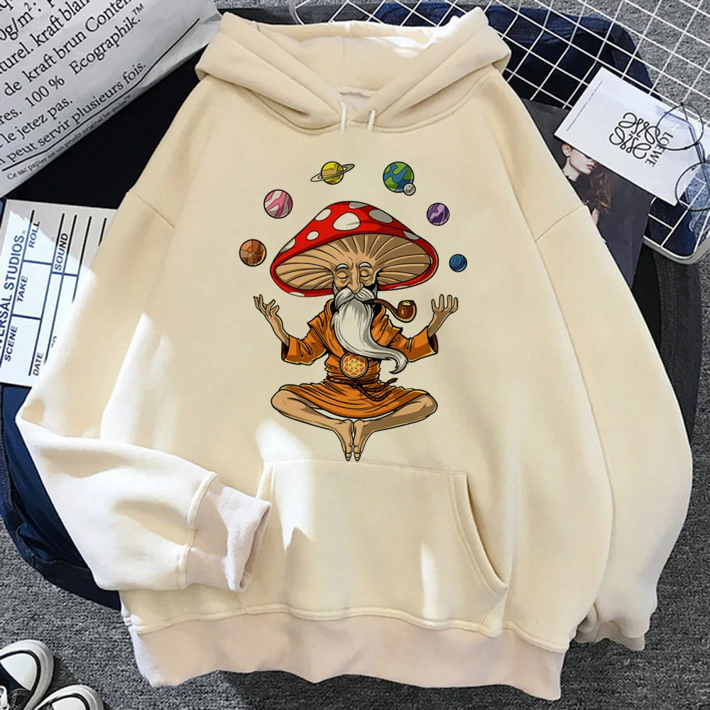 Psychedelic Alien Magic hoodie manga funny anime anime sweater modern style female sweatshirts tracksuits comic harajuku pattern