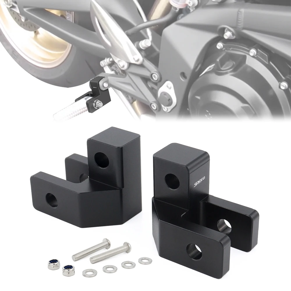 

Motorcycle Rider Footpeg Footrest Lowering Mounts Daytona 675/R Speed Triple 675/R/S Street Cup Thruxton 1200 R /RS For Triumph
