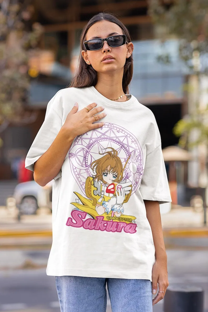 Mystic Anime Heroine Unisex T-shirt - Japanese Manga Style, 1990s Era Clothing, Otaku Gift, Japan-Inspired, Fantasy Magic