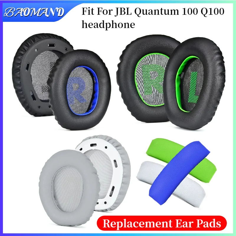 

Headphone Earpads for JBL Quantum 100 Q100 Headphones Replacement Ear Pads Cover Cushions Pillow Repair Parts