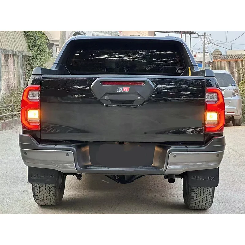 Voor Toyota Hilux Revo 2015-2023 achterklep handvat cover body kits Accessoires achterklep met GR logo