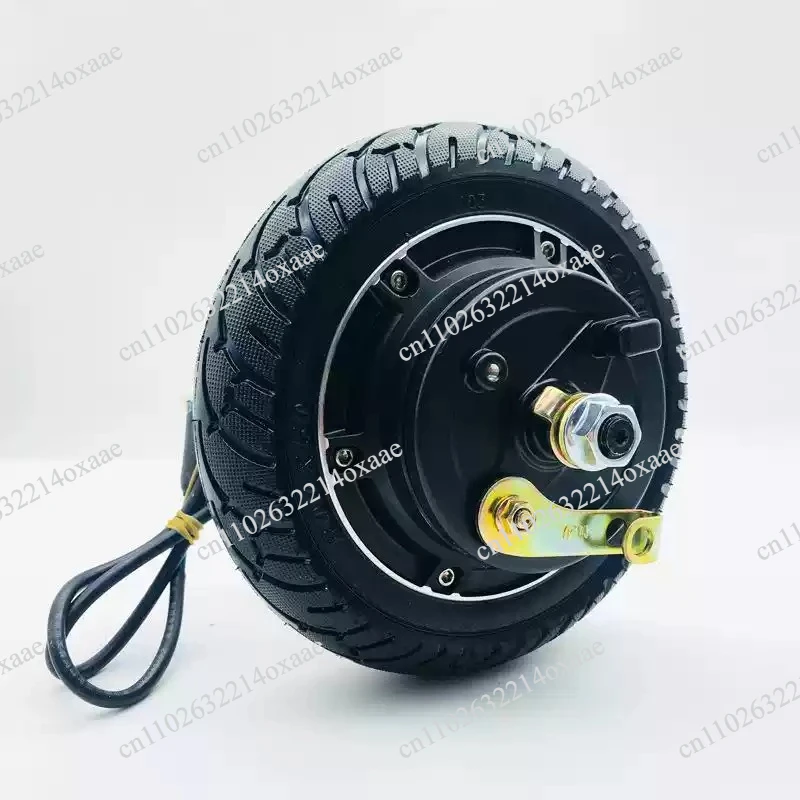 350W 24V 36V 48V Brushless Hub Motor 8 Inch Solid Tire With Drum Brake Mechanical Drive Parts