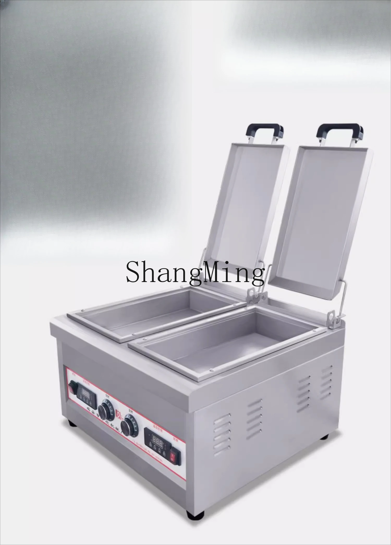ZYY commercial electric water frying pan square gas automatic desktop frying dumpling stove