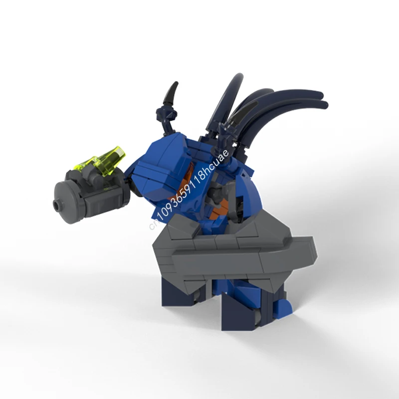 274pcs MOC 우주 전투 헌터 모델 빌딩 블록 벽돌 건축 장난감 어린이 생일 DIY 크리스마스 선물