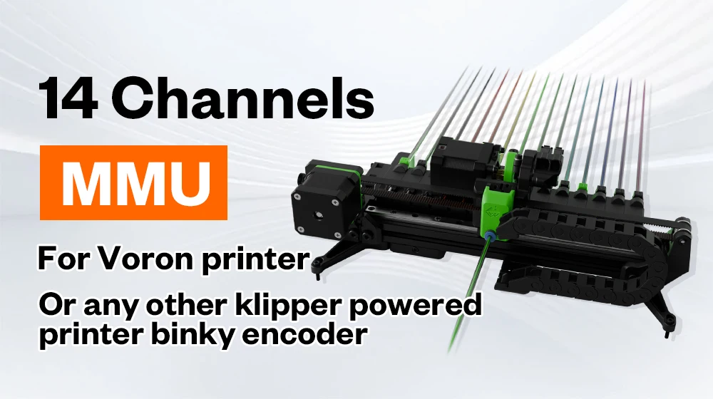 Trianglelab TradRack 14-Kanal-MMU-System für Voron-Drucker oder Andere Klipper, Binky Encoder – Detail 1