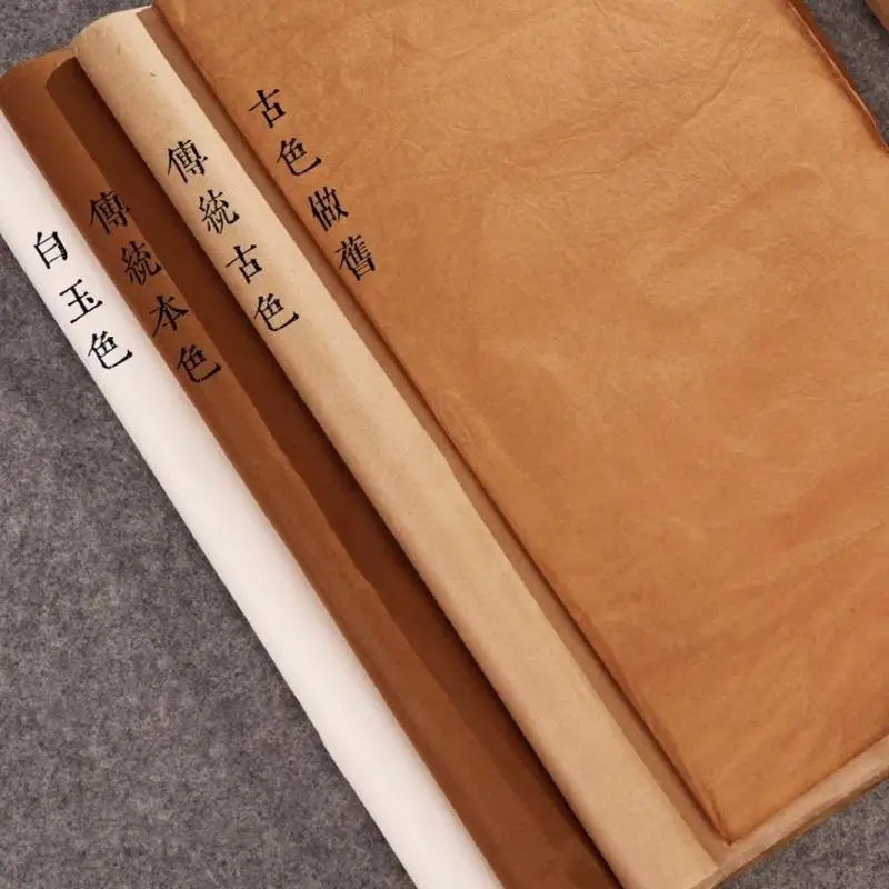 50 Sheets Quality Xuan Paper Set 35x44cm With Controlled Absorption For Painting Detailed Brushwork And Scripts