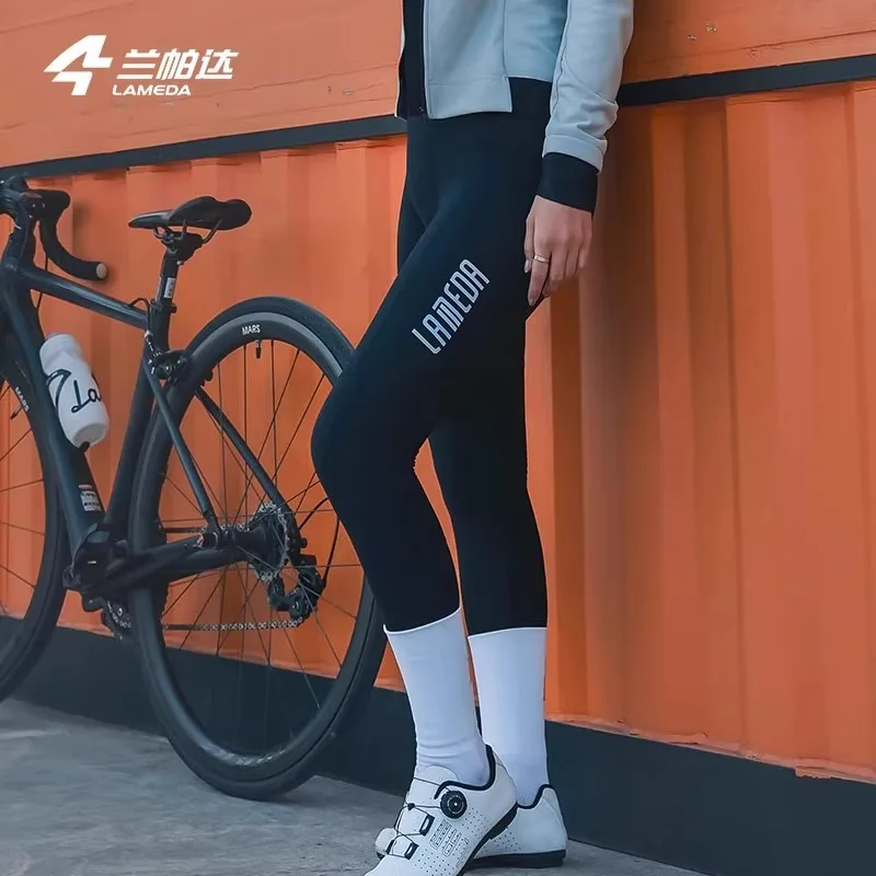 

Lameda Women's Cycling Pants Autumn Winter Bicycle Pants Fleece Thermal Mtb Pants Anti-ultraviolet Road Cycling Pants