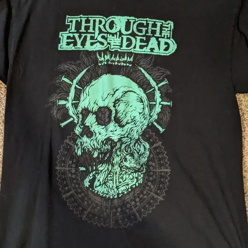 

New Popular Through The Eyes Of Dead Black T Shirt Cotton Jh392