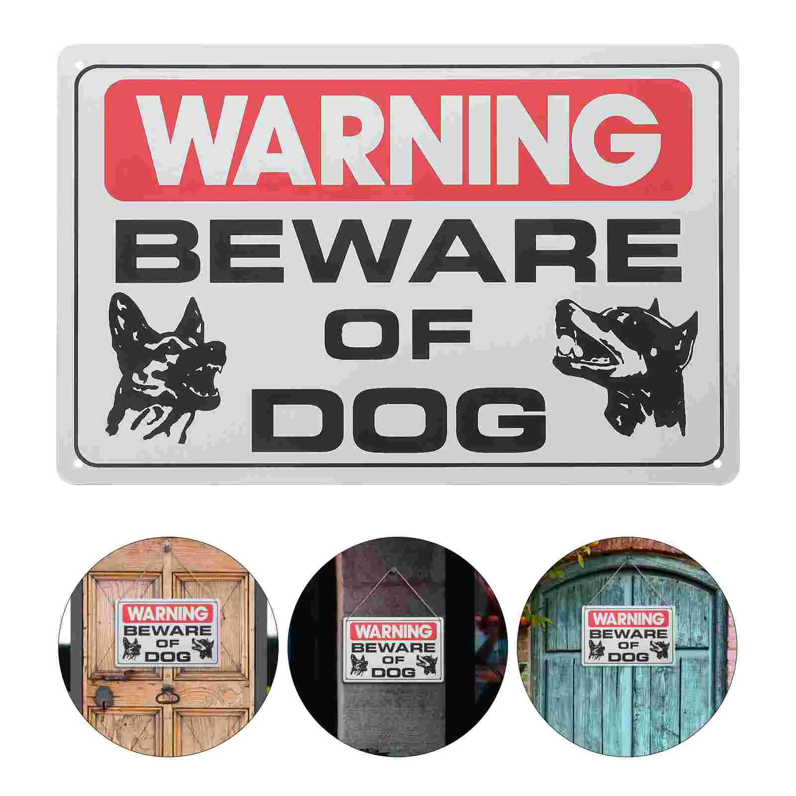 Vintage Dog Warning Sign Retro Beware Of Dog Sign Iron Retro Beware Dogs Sign Unique Garden Sign For Fences To Deter Trespassers