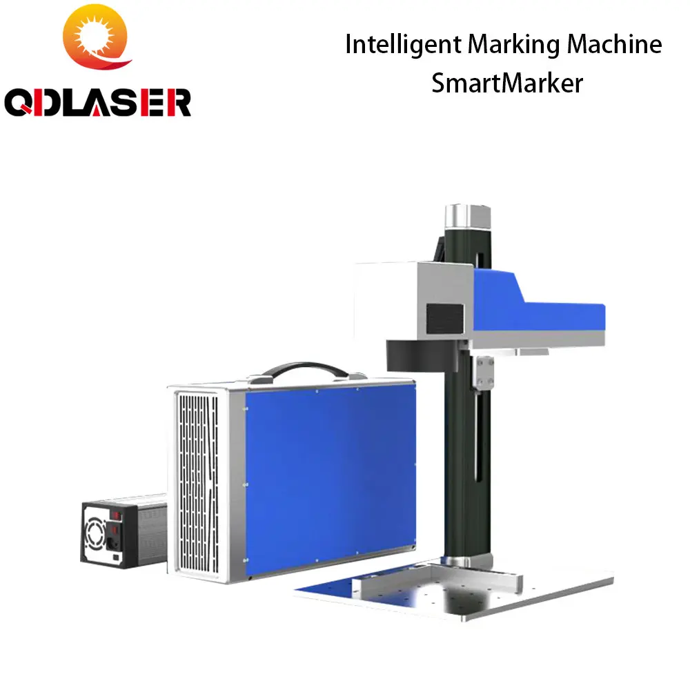 QDLASER 20-30W Fiber Laser Intelligent Marking Machine SmartMarker for Marking Metal Stainless Steel