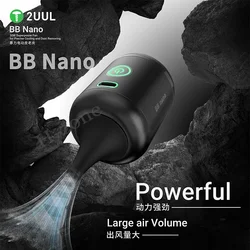 2UUL DA90 BB Nano Violent Electric Air Blowing Rechargeable Fan Skin blowing for Rapid Cooling for Mobile Motherboard Components