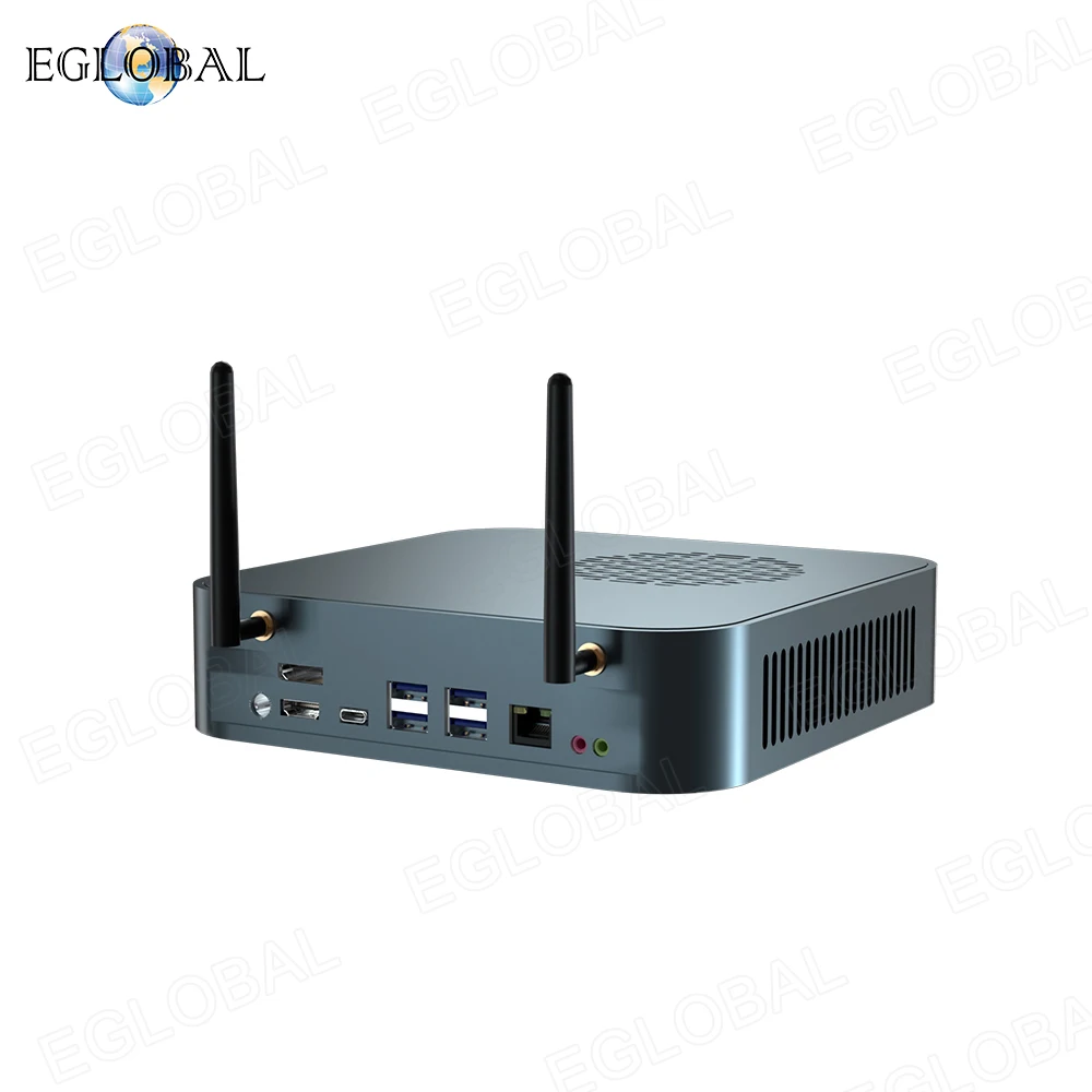 EGLOBAL AMD Ryzen 7 gier Mini PC 32G DDR4 RAM 2TB NVMe SSD Windows11 gry komputerowe Desktop HDMI DP Type-C Wifi6 RJ45 LAN PC