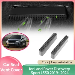 for Land Rover Discovery Sport L550 2019~2024 Seat Air Vent Cover Under Floor Ventilation Outlet Grille Footwell Duct Accessorie