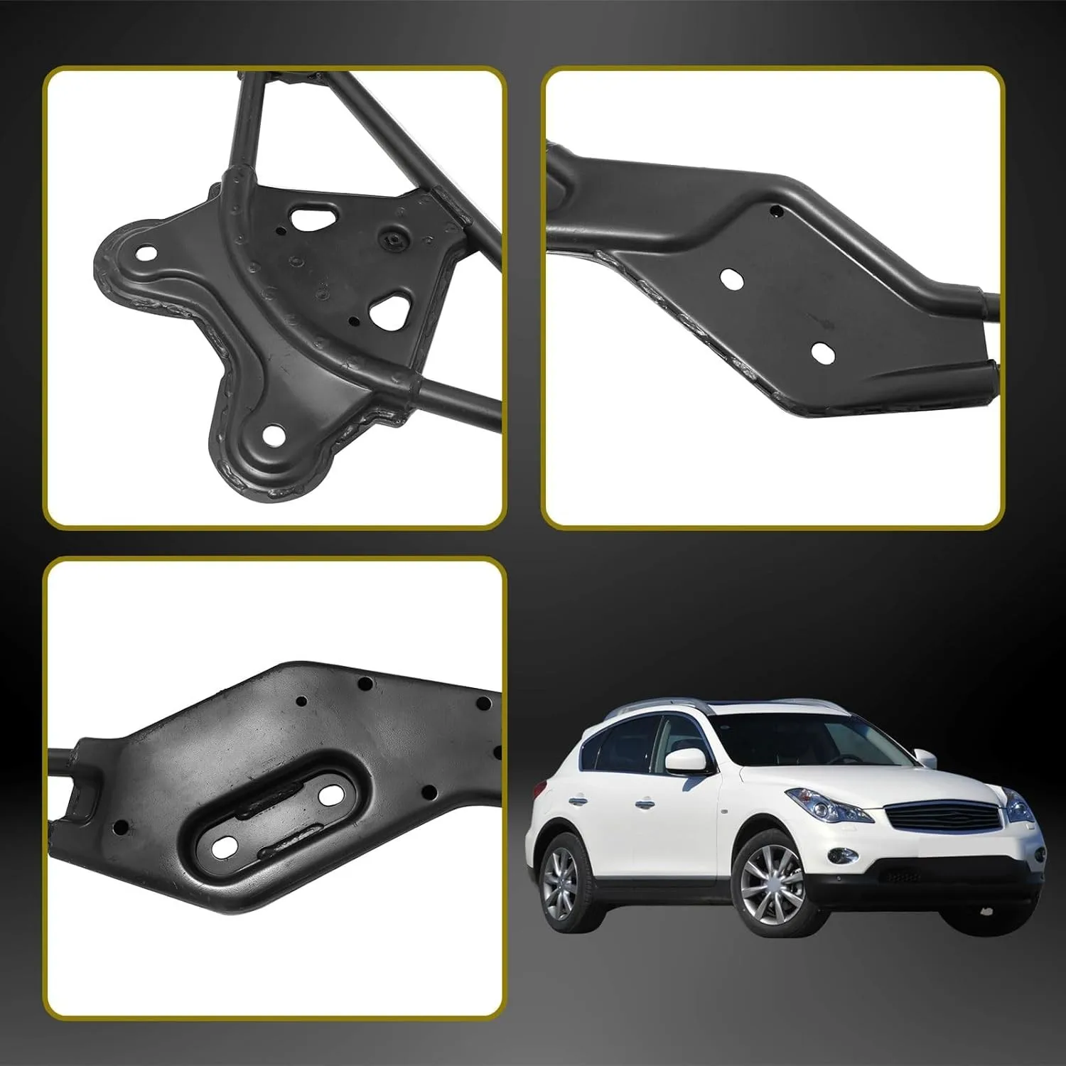 Front Crossmember Subframe Bracket For Infiniti EX35 G35 G37 M35 544B2-EG300 USA
