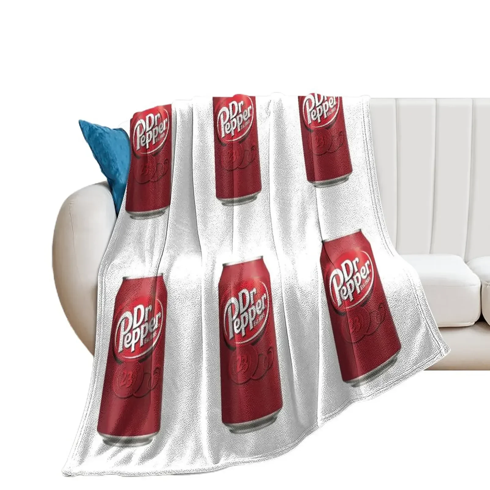 

dr. pepper Throw Blanket Sleeping Bag Travel Thermal Luxury Thicken Blankets