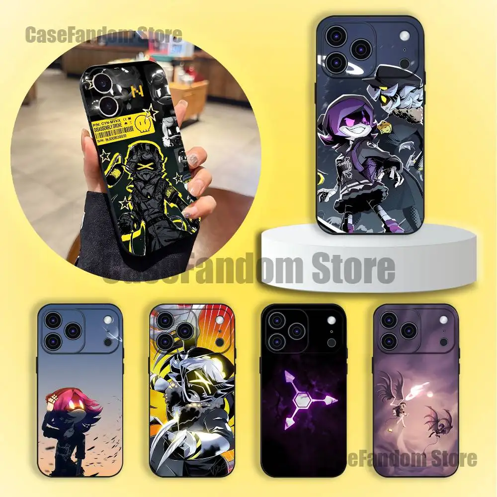 

M-murder-drones Black Soft Cover Phone Case For iPhone 17,16,15,14,13,12,11,Pro,Max,Plus