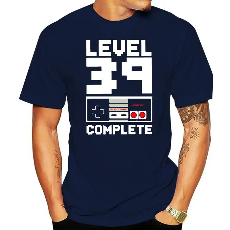 40th Birthday Level 39 Complete Arcade Video Game Son Gift Present Black T Shirt