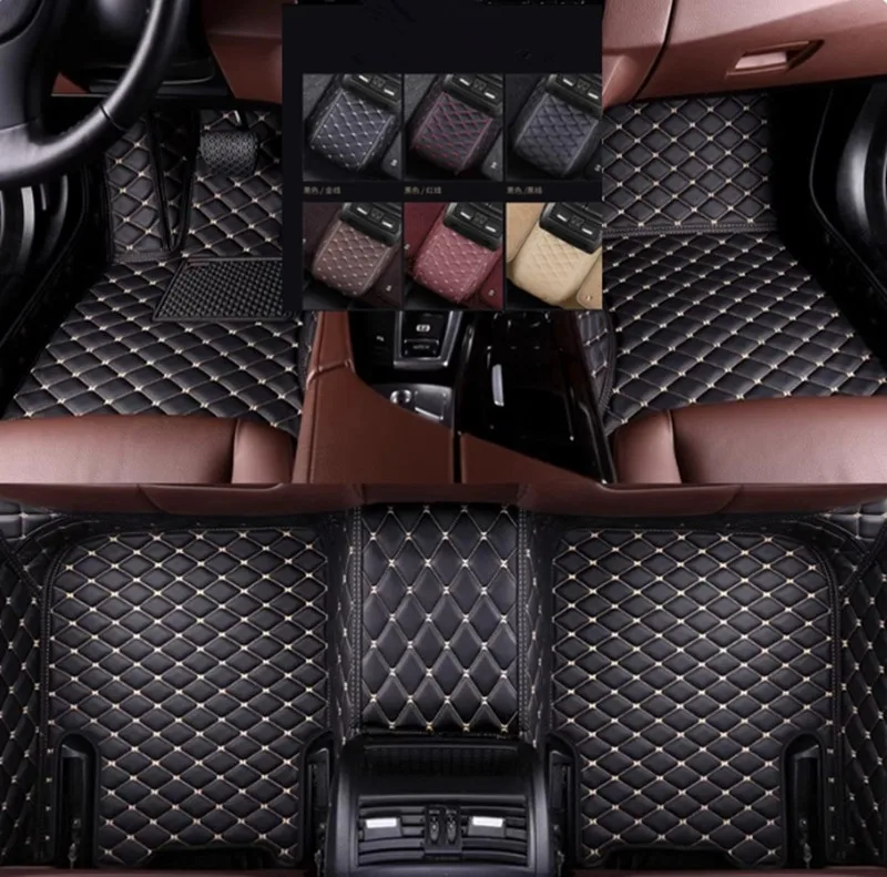 

Лучшее качество! Специальные автомобильные коврики на заказ для Hyundai Santa fe 5 мест 2025 прочные водонепроницаемые ковры коврики для Santafe 2024