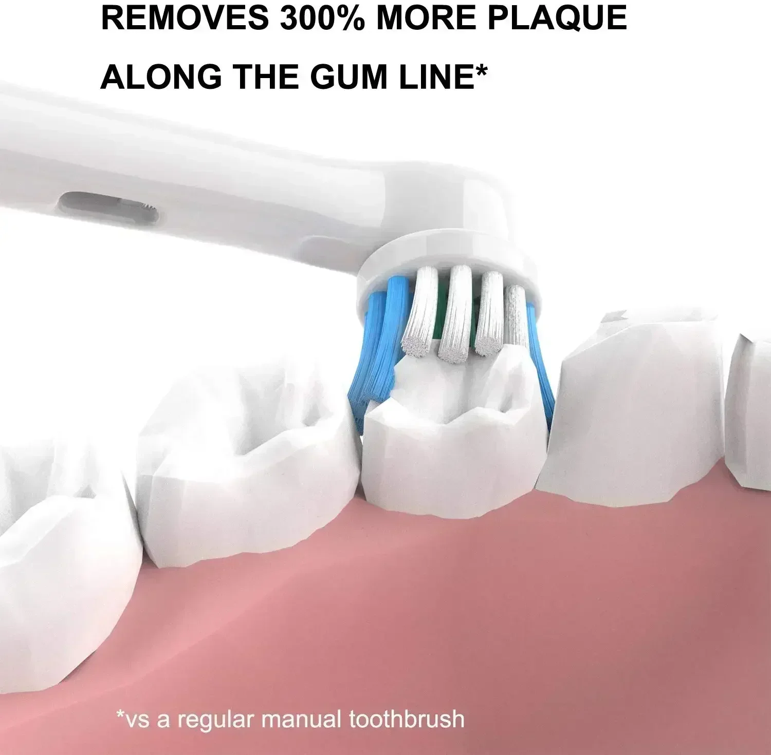 Electric Toothbrush Replacement Brush Heads Refill For Oral B Toothbrush Heads Wholesale Whitening Toothbrush Head