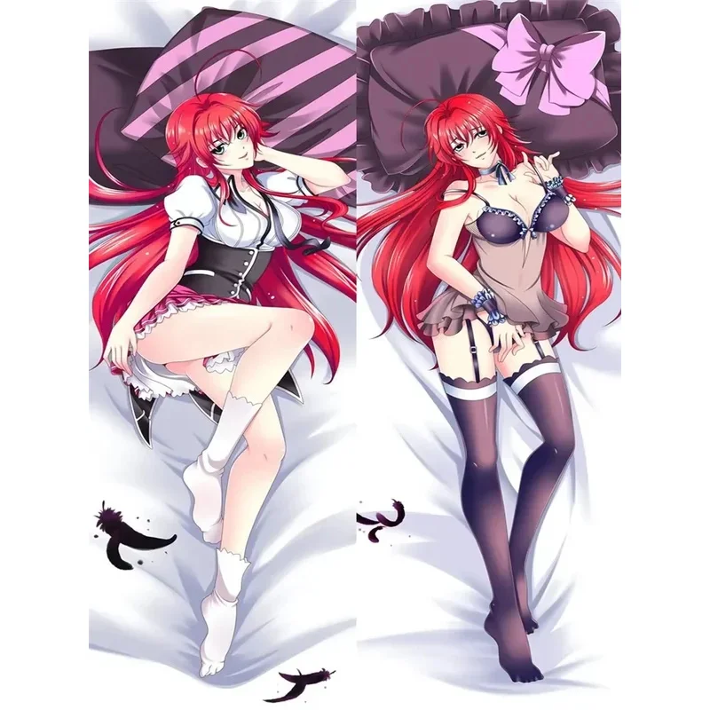 أنيمي الجسم المخدة المدرسة الثانوية DxD رياس جريموري Himejima Akeno إيرينا شيدو Dakimakura كيس وسادة الطباعة على الوجهين