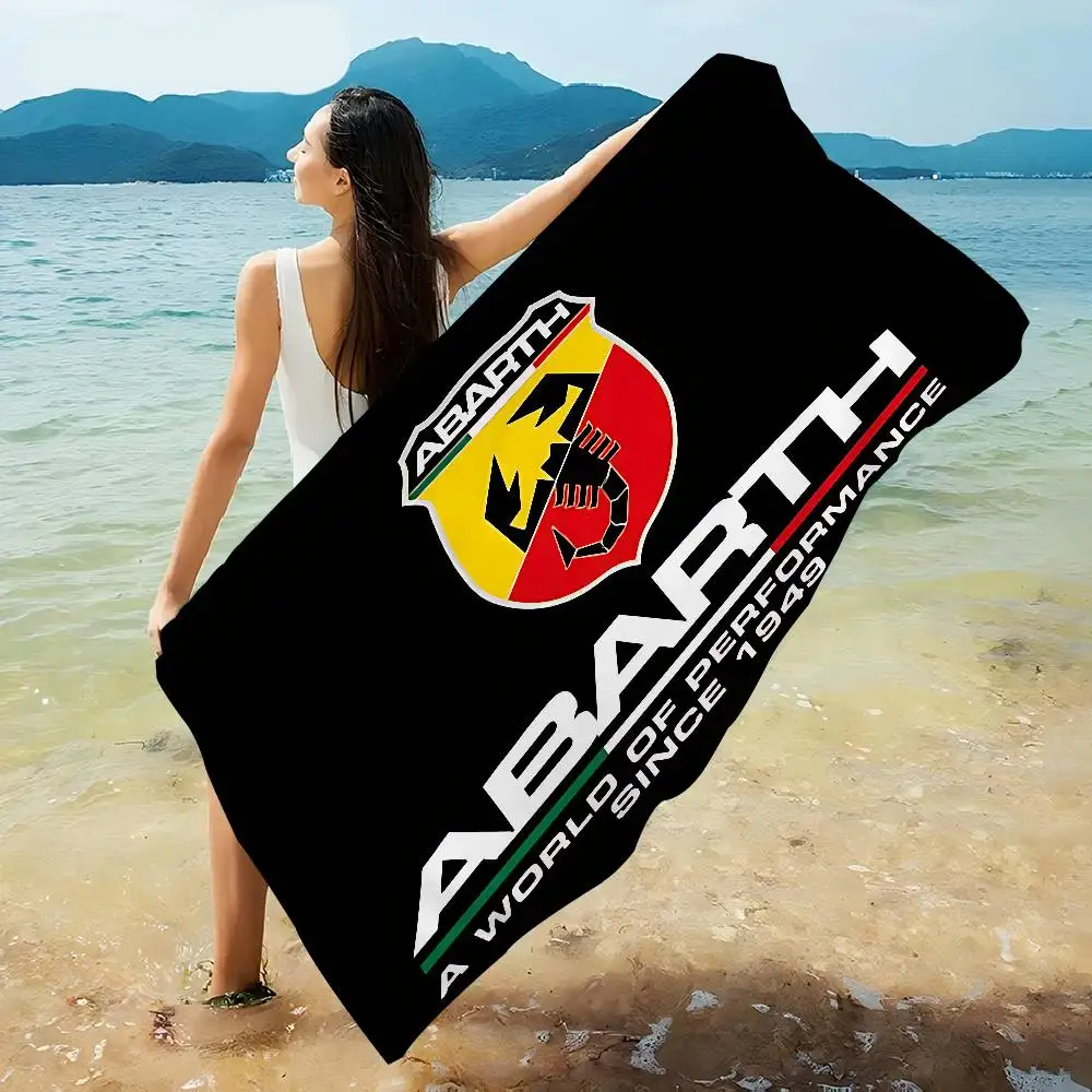 Bath Mats A-AbarthS-S Microfiber Blanket Quick Drying Beach Towels Oversized Printing Super Absorbent Pool Towel Blanket