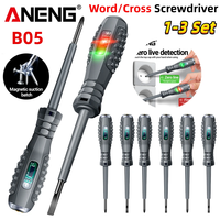 1-3 Set  ANENG B05 Screwdriver Kit  Word/cross Screwdrivers Indication Pen Meter Electric Pencil Electrician Tester Pen Tools