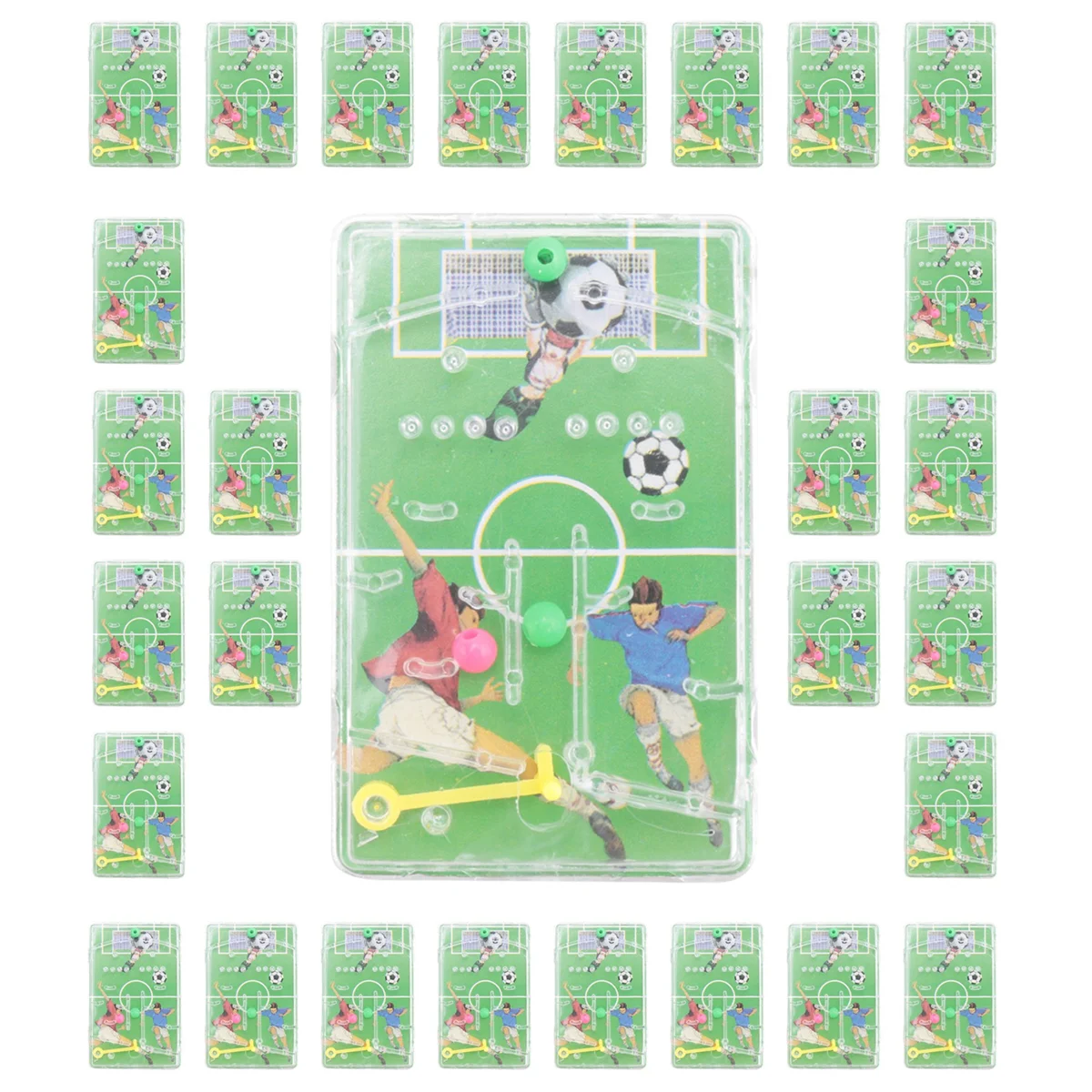 50 個サッカーパーティー好意迷路ゲーム男の子サッカーテーマ誕生日パーティーの装飾キッズギフトおもちゃ SuppliesA87I