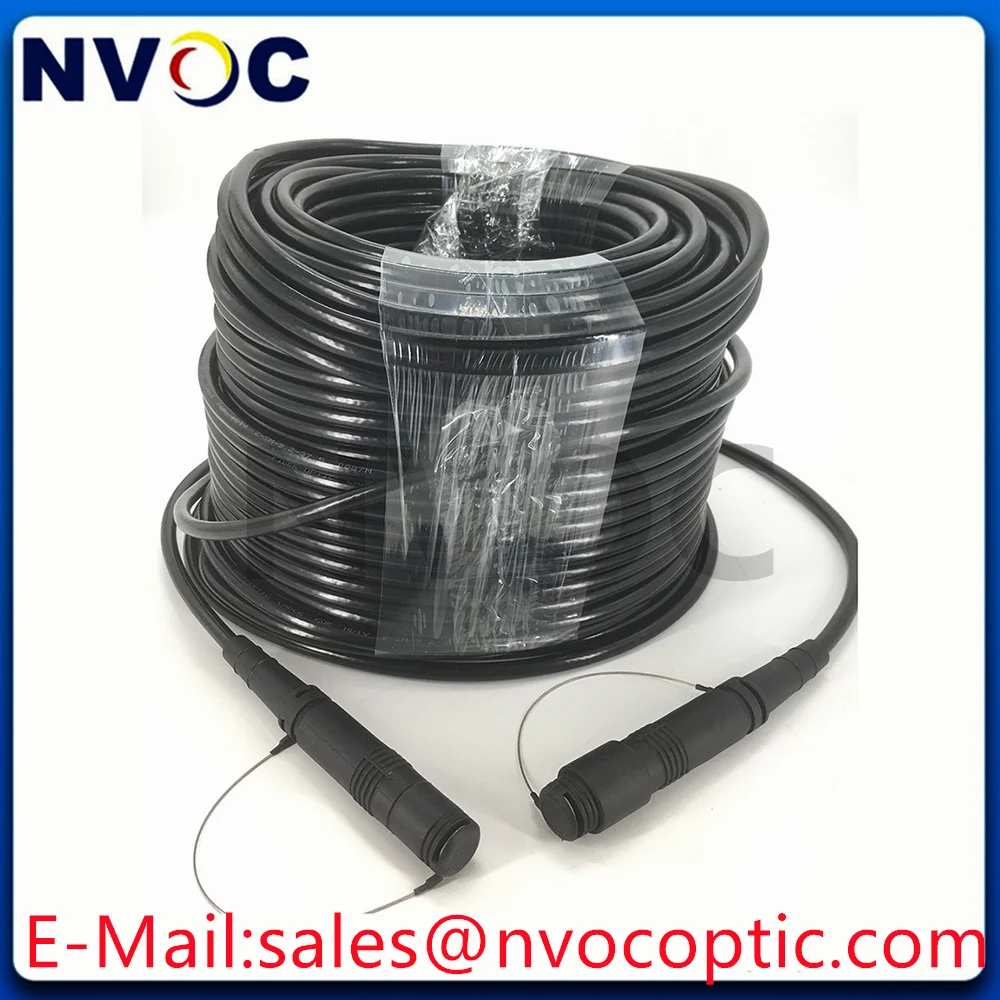 3K.93C SMPTE 100M Fiber Optic Patch Cord PVC/TPU Cable,HDTV Camera Hybrid Electrical-Fibre Le Mo Self-Latching FUW-PUW Connector