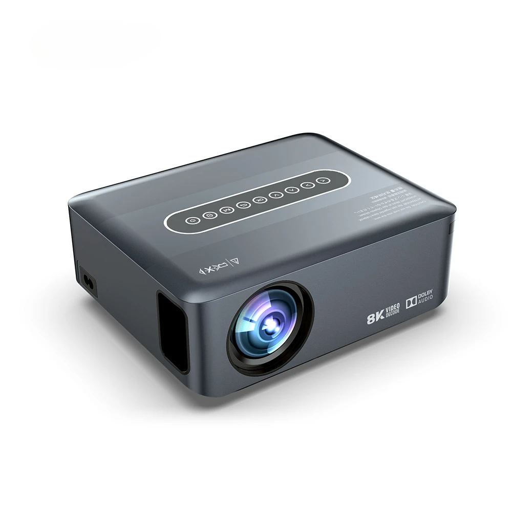 8K Projector Full Hd WiFi Movie Projector Logo Outdoor Smart LCD 1080p