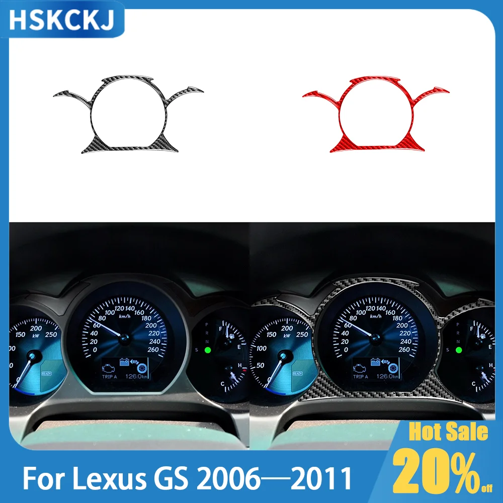 

Carbon Fiber Instrument Dashboard Panel Decal Car Accessories Interior Cover Trim Sticker Modification For Lexus GS 2006—2011
