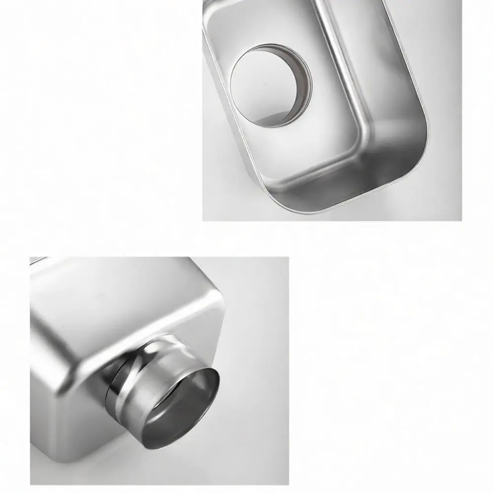 Roof Gutter Downspout Funnel Stainless Steel Drainage Pipe Connector Large Flow Water Stopper Essential Home Maintenance