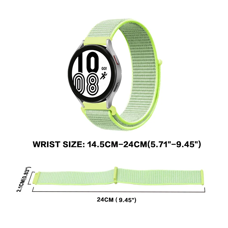 Band For Samsung Galaxy Watch 4 3 classic 5 Pro active 2/Gear S3 Nylon Loop Correa Bracelet Huawei Watch GT 2 3 Strap 22mm 20mm