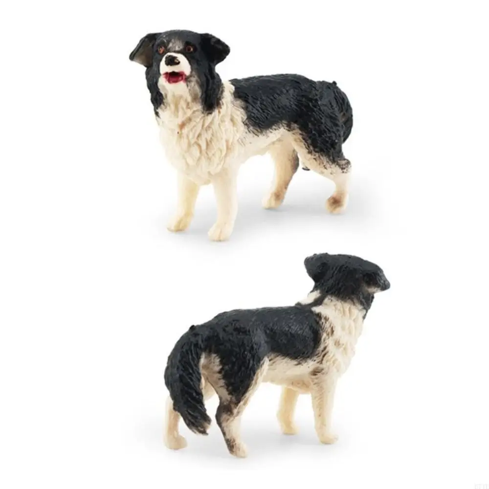 

Realistic Dog Animals Model Puppy Figures Hand Painted Mini Dog Figurines PVC Cute Husky Dog Action Figure Cake Toppers