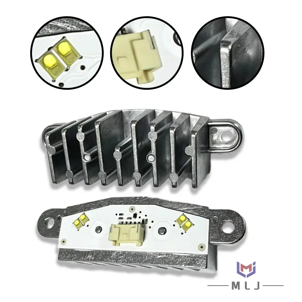 For BMW X5 X6 F15 F16 2015-2018 Headlight White Angel Eye Daytime Running Light DRL Source Module Direct Repair Replacement Part
