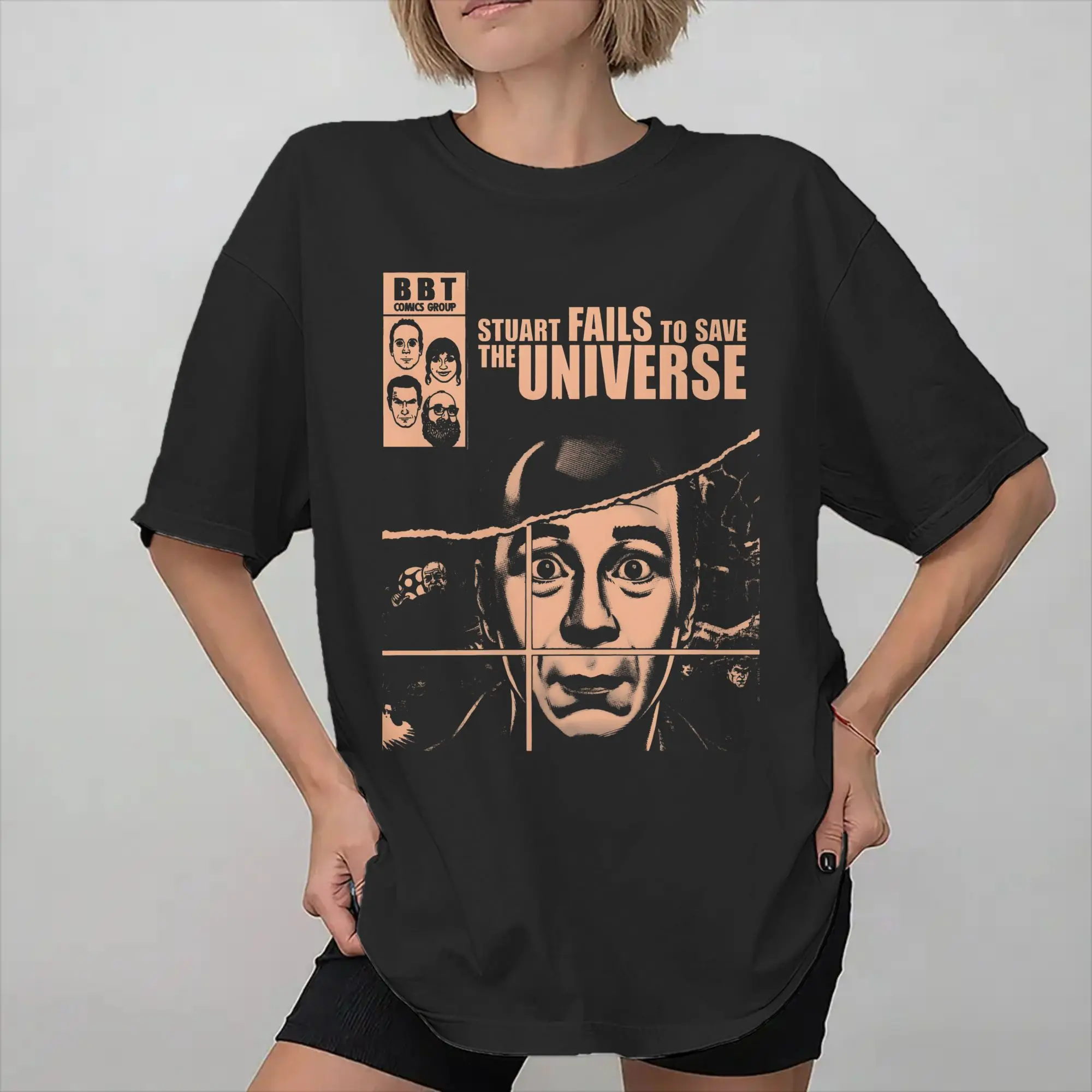 Stuart Fails to Save the Universe  Tee Shirt for Men Women Gift T Shirts  Cotton Clothes