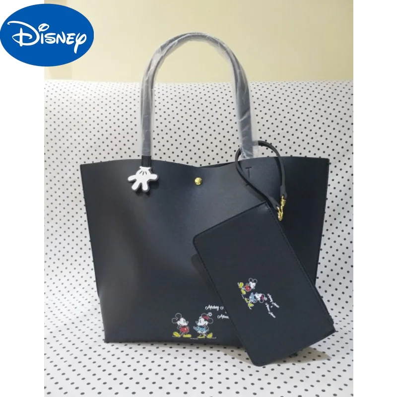 MINISO Disney Mickey One-Shoulder Tote Bag Handbags for Women 2022 Designer Luxury Women Handbags Purses and Handbags