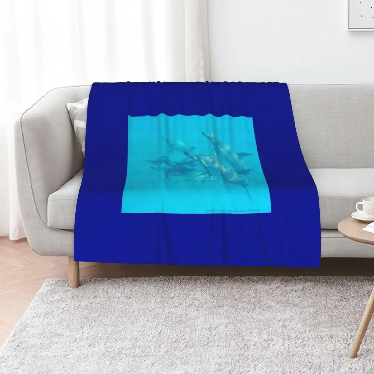 Dolphin Ascendance Throw Blanket Kid'S manga Bed covers Softest Soft for babies Blankets