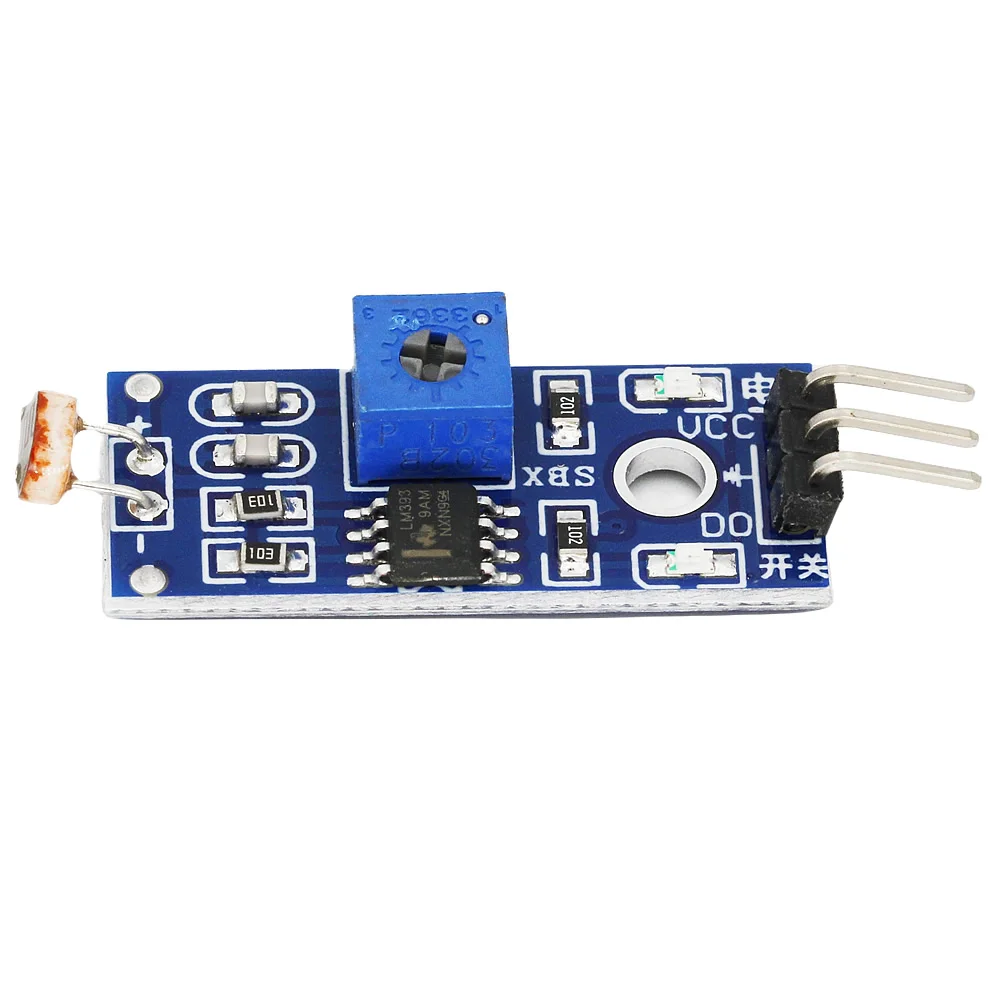 Photosensitive Sensor Module 3.3-5V 3 Pin Photoresistor Light Detection Resistance Module Photo Resistor for Arduino