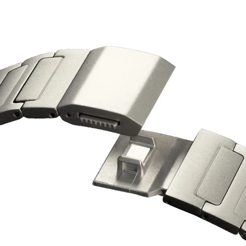 Pulseira de titânio de luxo para huawei gt4 gt5 pro 46mm relógio 4 pro magnético 22mm banda de metal para amazfit equilíbrio oneplus 3 2r pulseira