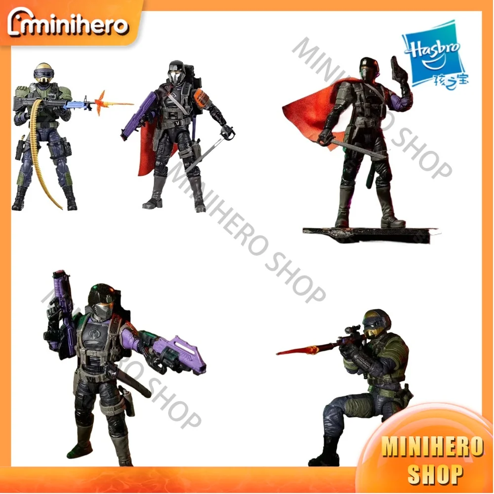 

In Stock Hasbro GIJOE Classified Series Cobra 141 Steel Corps Commander vs Twilight Guard 6 inch Action Figure Collectible