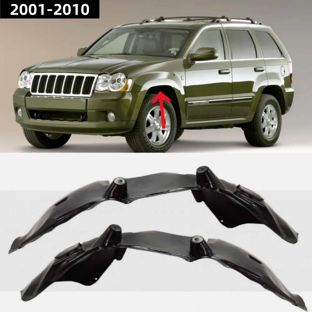 For Jeep Grand Cherokee (2001-2006) Jeep Commander/Jeep Grand Cherokee (2007-2010) Front wheel liner fenders