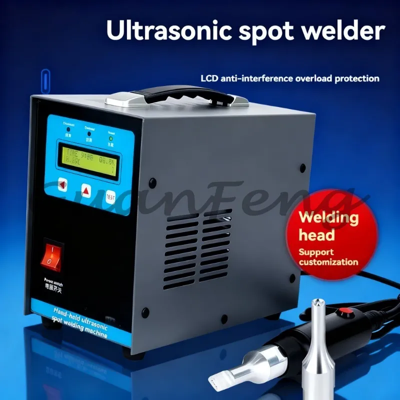 Handheld Ultrasonic Spot Welder, Portable Positioning Welding Machine for Car Door Panel & Hollow Board